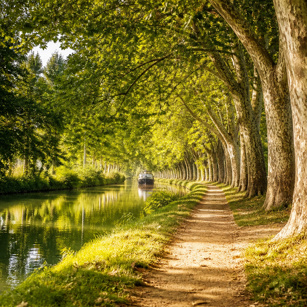 Le canal du Midi près de Montpellier : une balade à vélo entre nature et patrimoine